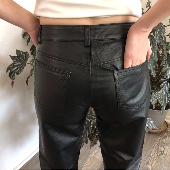 EUC Newport News leather pants - Picture 4 of 5